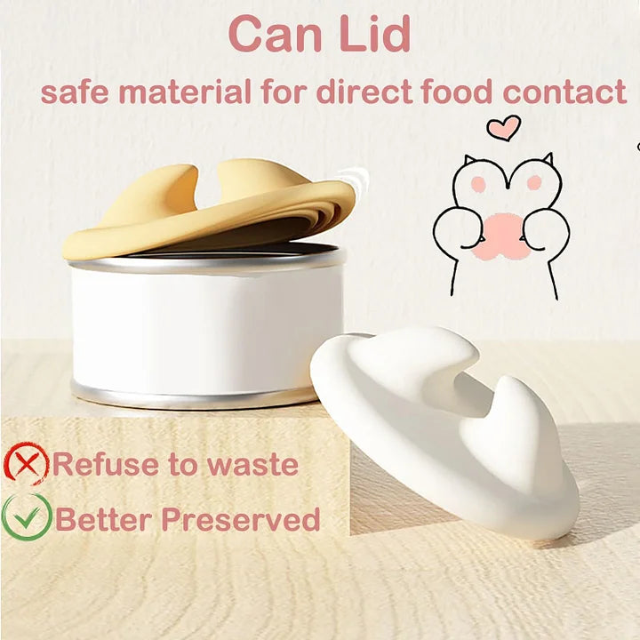 Pet Food Can Lid& Can Opener,Cat Food Spoon for Wet Food - Cutier Store