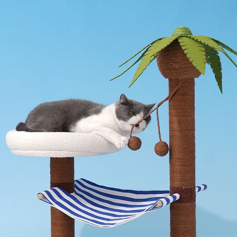 Palm Tree Island Cat Bed - Cutier Store