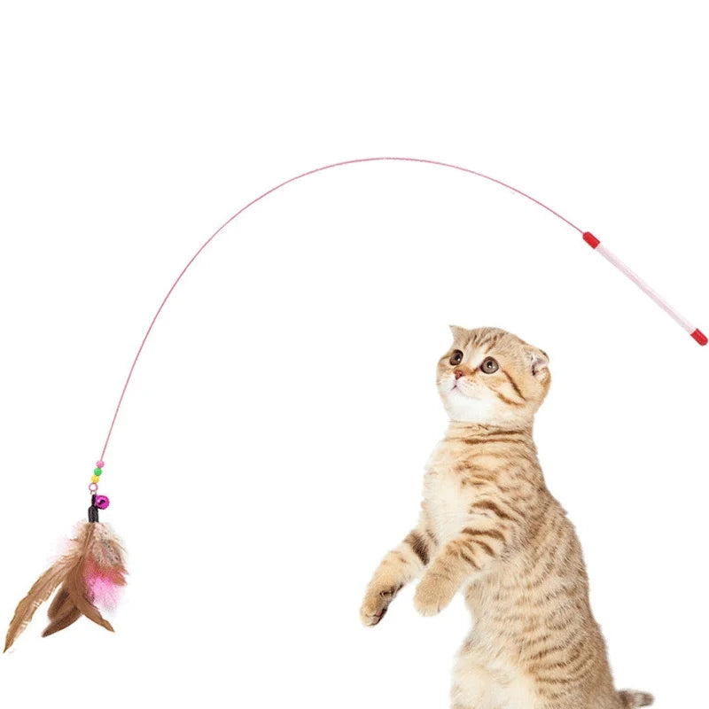 Feather Cat stick Toy - Cutier Store