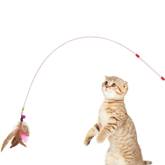 Feather Cat stick Toy - Cutier Store