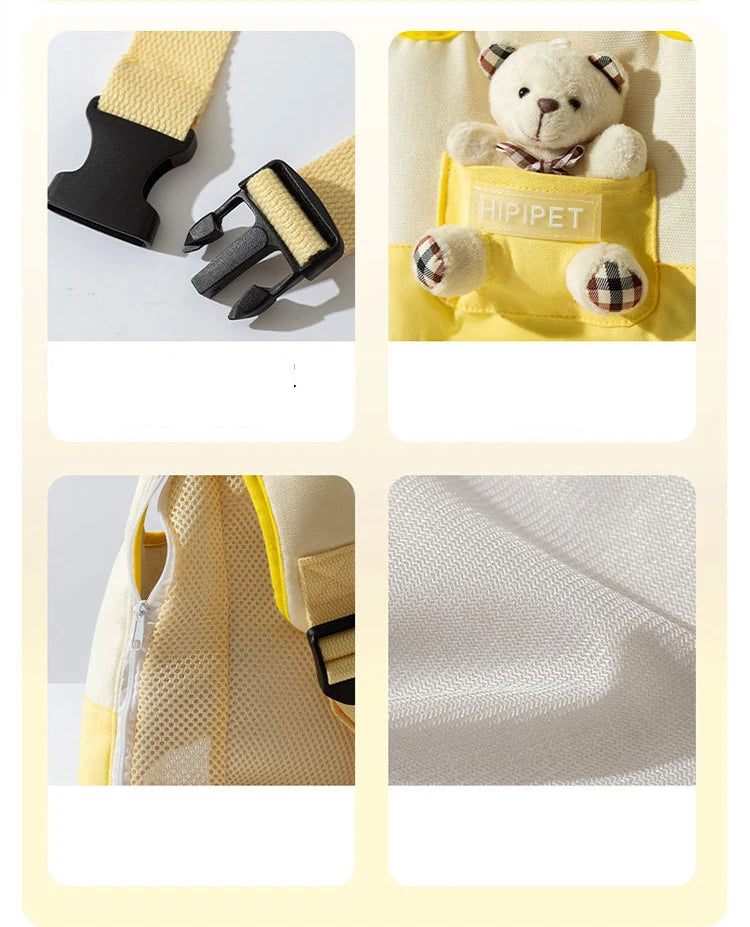 Pet travel Backpack Dog Bag Back Chest - Cutier Store