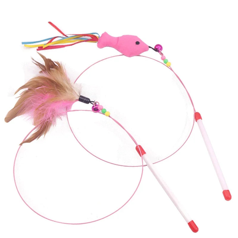 Feather Cat stick Toy - Cutier Store