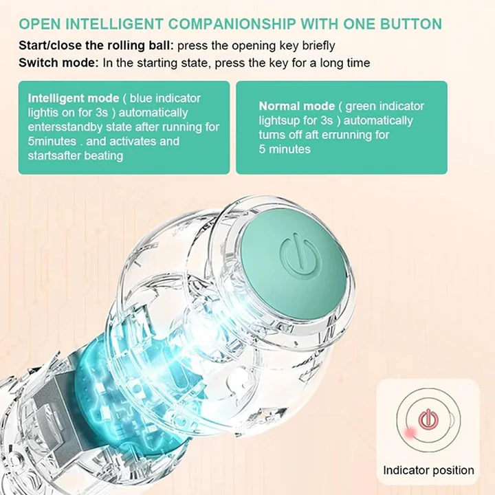 Smart Cat Interactive Ball Chug Ball Self rolling Cat tut-tut Ball - Cutier Store