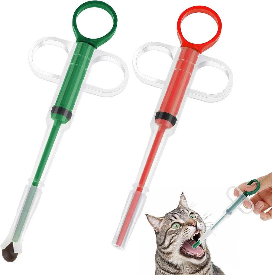 2 Pieces Pet Pill Plunger Popper for Small Cats Dogs Medicine feeder - Cutier Store