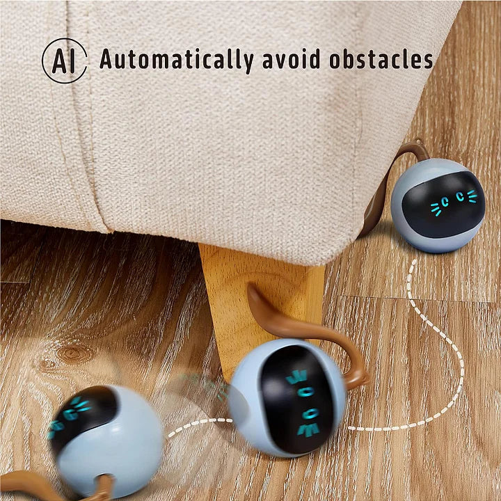 Cat Toys 360°Self Rolling smart Interactive Ball Hunting Toy - Cutier Store