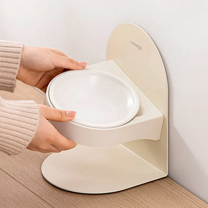 Adjustable ceramic bowl for cat - Cutier Store