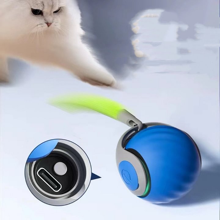 Smart Cat Interactive Ball Chug Ball Self rolling Cat tut-tut Ball - Cutier Store