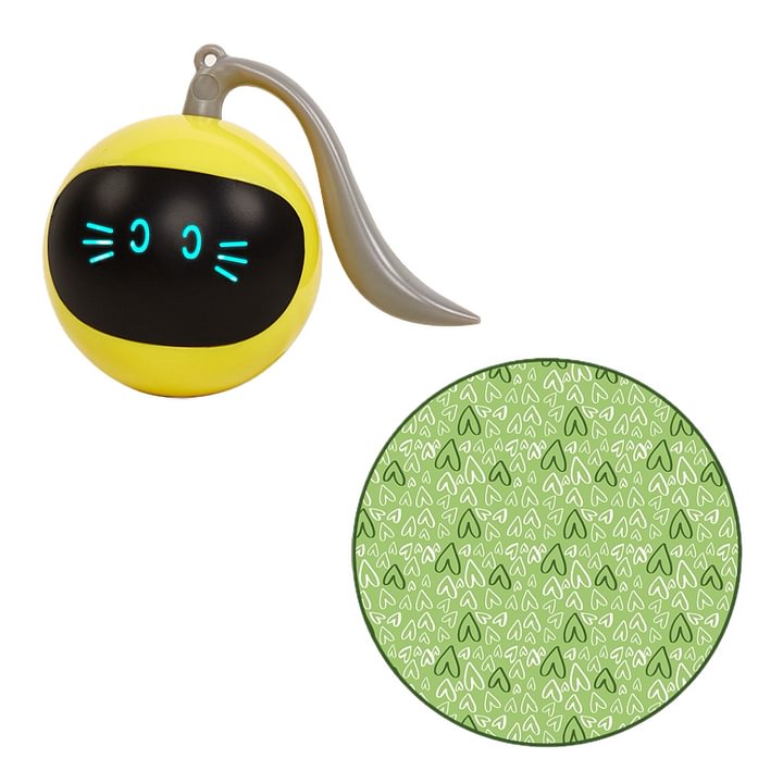 Cat Toys 360°Self Rolling smart Interactive Ball Hunting Toy - Cutier Store