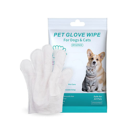 Pet Grooming Glove Wipes for Dogs & Cats 6PCS - Cutier Store