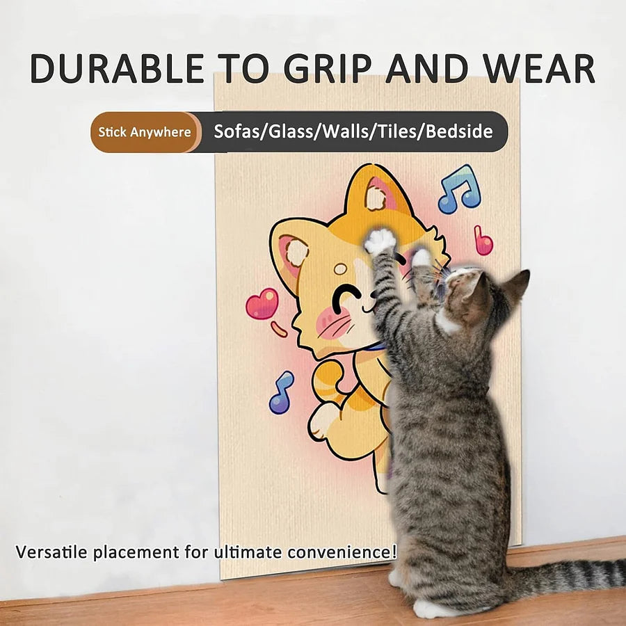 Sofa Protecting Post Carpet Mat Cat Climbing Wall,Cat Scratching sticky fabric Post - Cutier Store