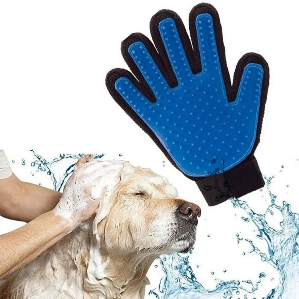 Pet Hair Cleaning Silicone Cat stroking Grooming Gloves - Cutier Store