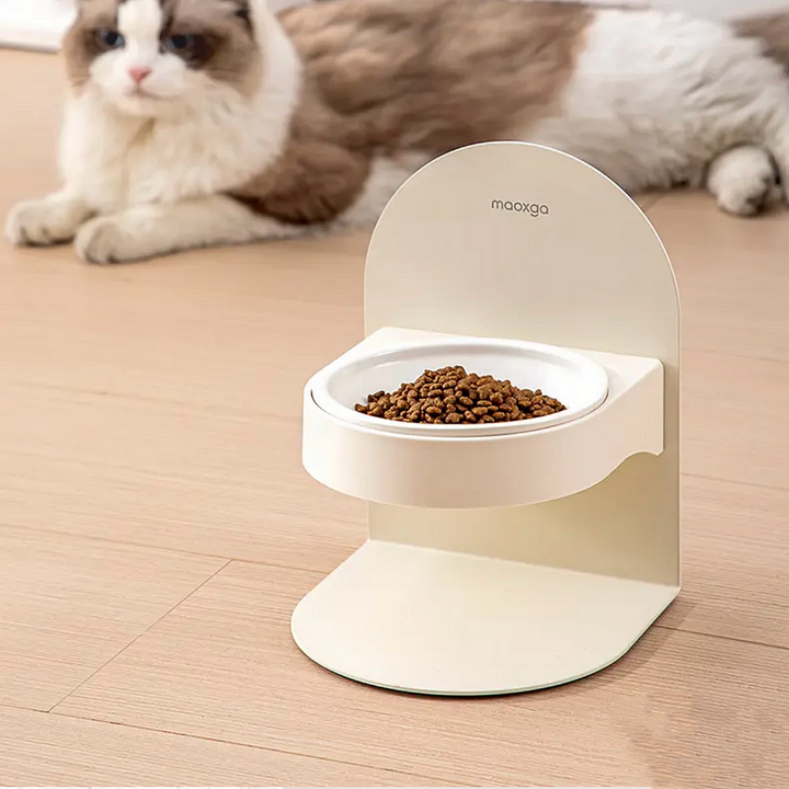 Adjustable ceramic bowl for cat - Cutier Store