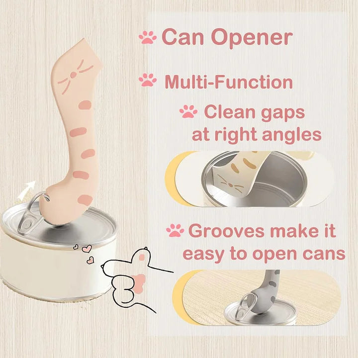 Pet Food Can Lid& Can Opener,Cat Food Spoon for Wet Food - Cutier Store