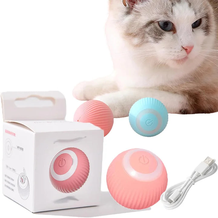 Smart Cat Interactive Ball Chug Ball Self rolling Cat tut-tut Ball - Cutier Store