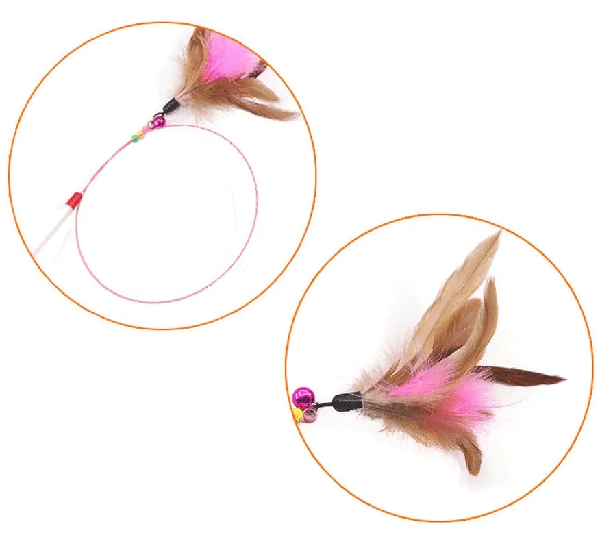 Feather Cat stick Toy - Cutier Store