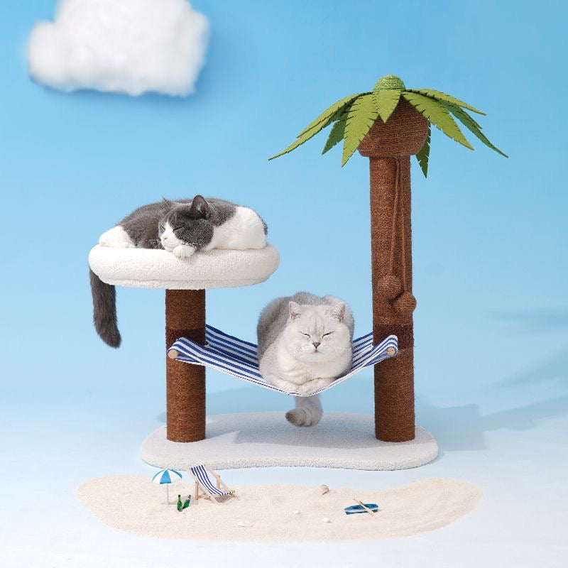 Palm Tree Island Cat Bed - Cutier Store