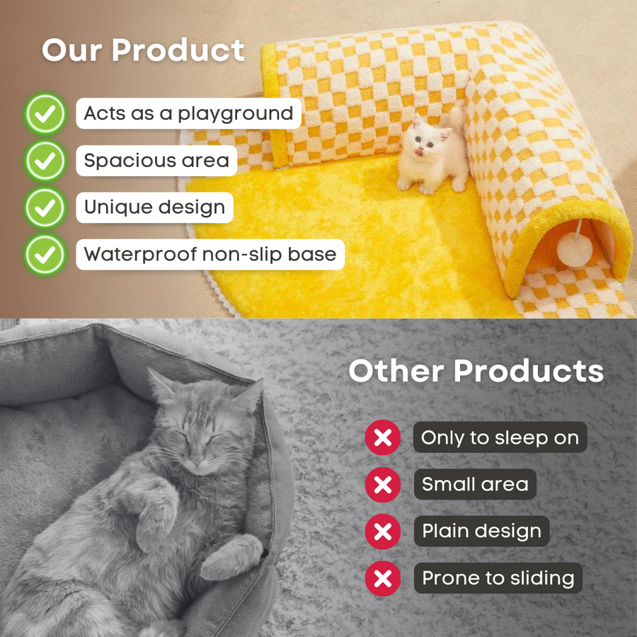 CatsStore® First Class Tunnel Bed - Cutier Store