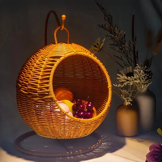 Creative Woven Rattan Style cat Hammock - Cutier Store