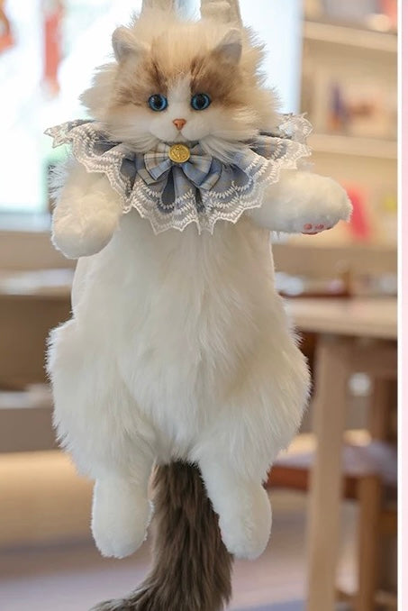 Cute Kitten Plush Backpack