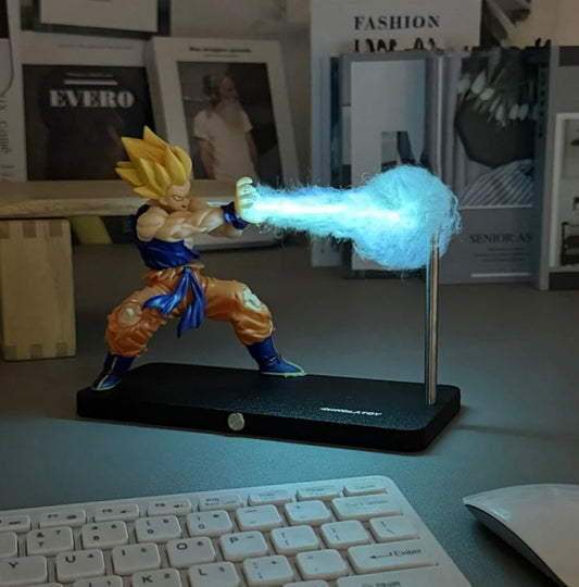 Dragon Ball Goku Kamehameha LED Lamp - 3D Anime Desk Light