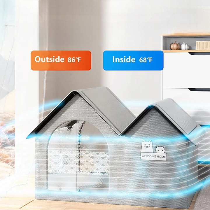 Summer Best AC Cooling Cat Room Cottage - Cutier Store