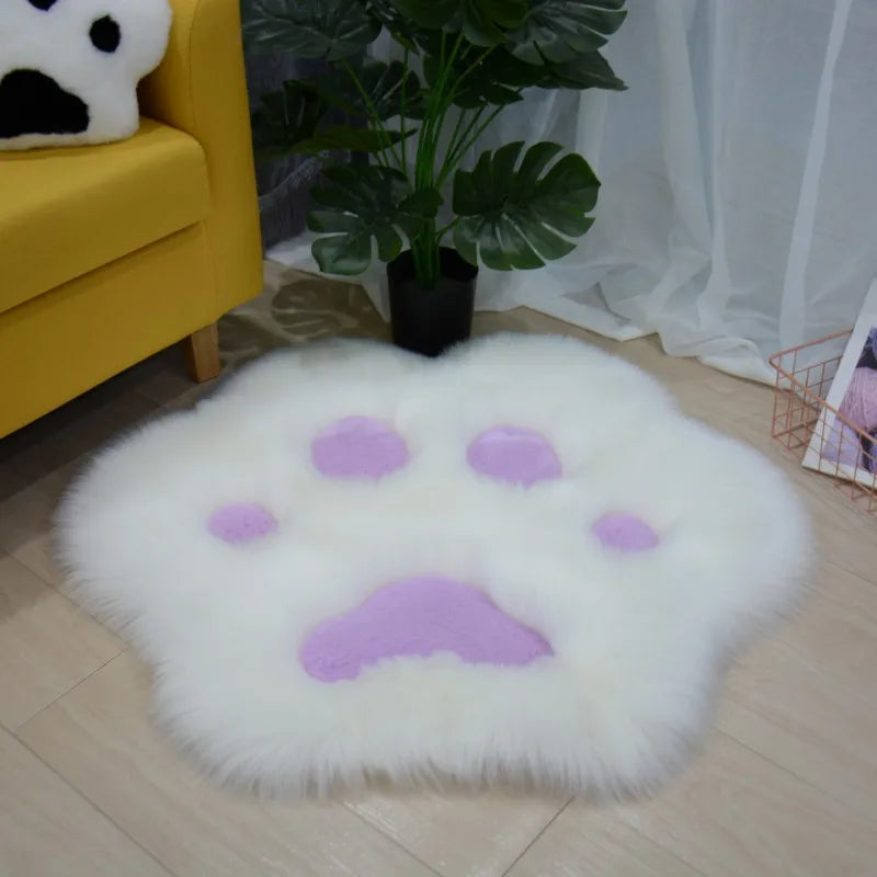 Cute Cat Paw Plush Carpet rag - Cutier Store