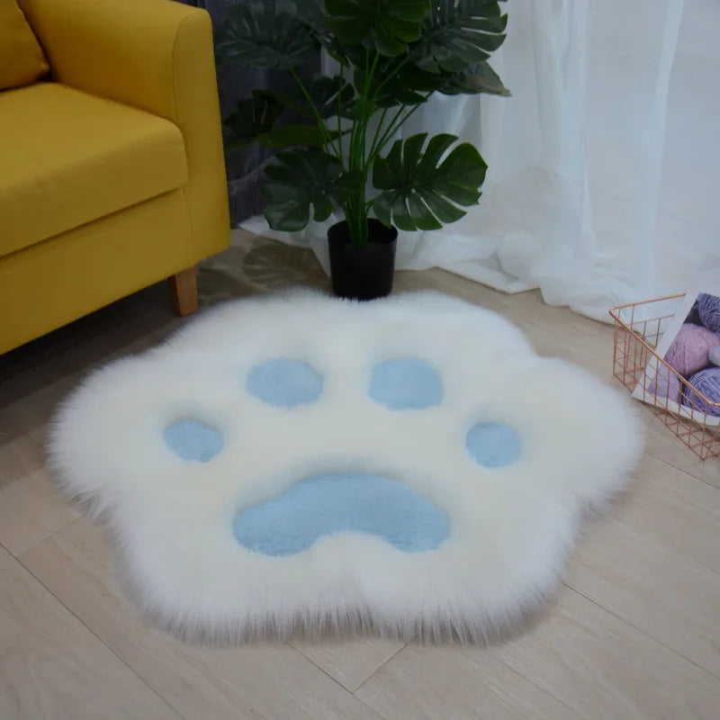 Cute Cat Paw Plush Carpet rag - Cutier Store