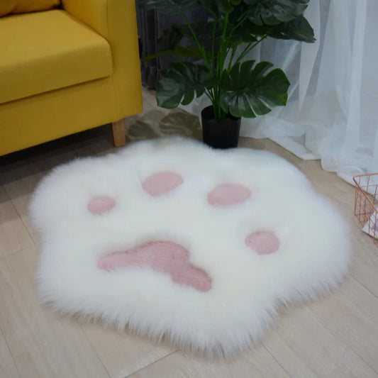 Cute Cat Paw Plush Carpet rag - Cutier Store