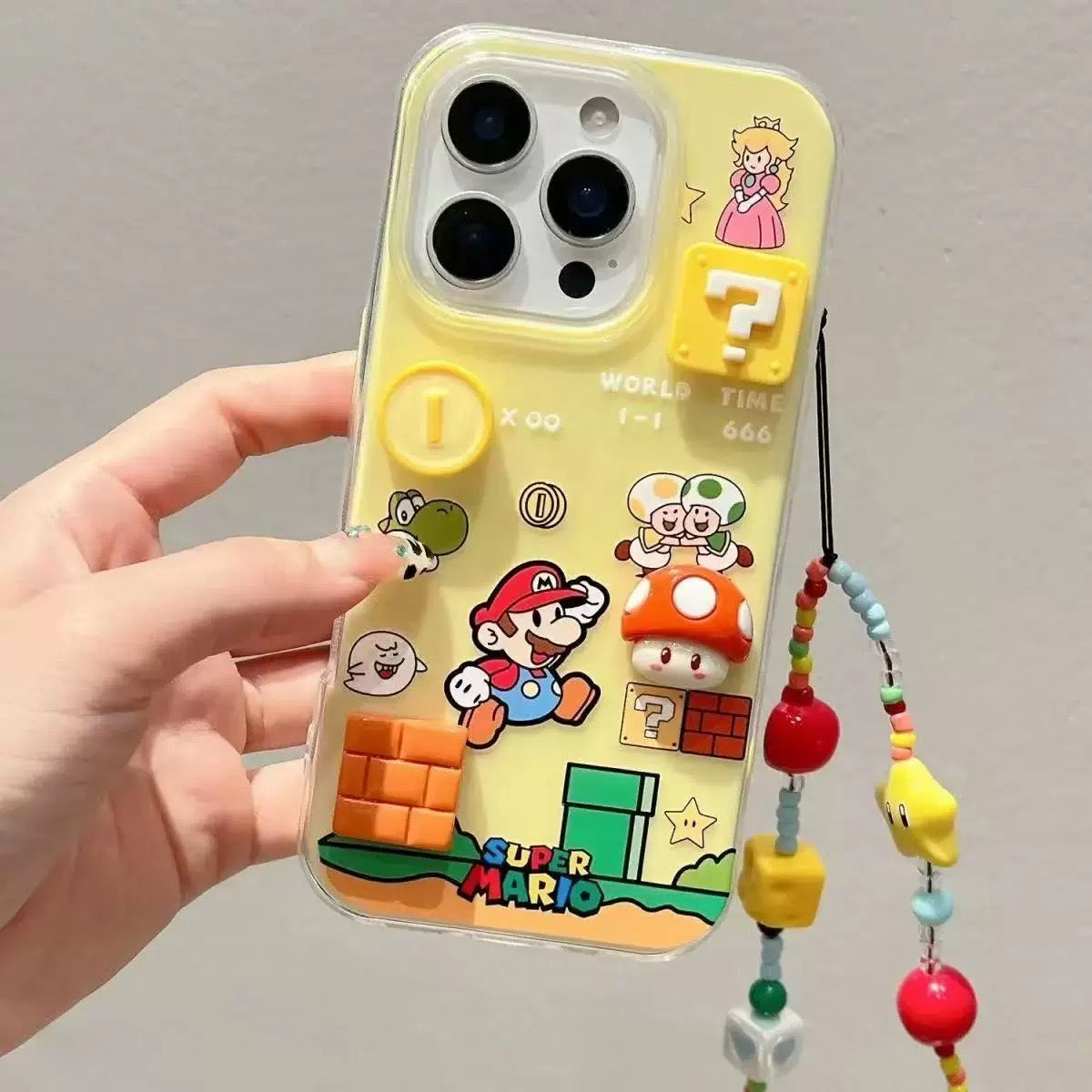 Cartoon Mario game iPhone Case