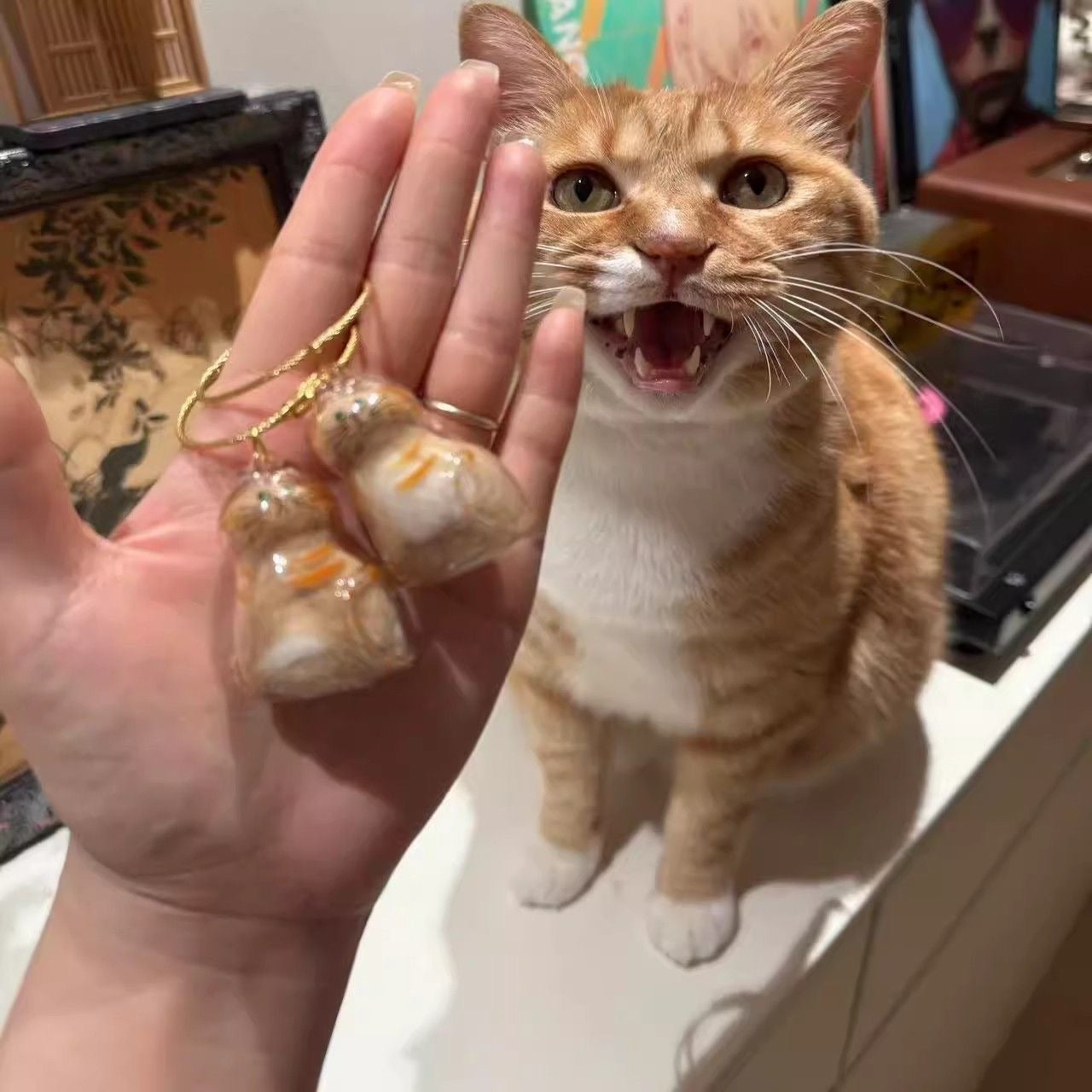 Cat Hair Keepsake Capsule Pendant Keychain - Cutier Store