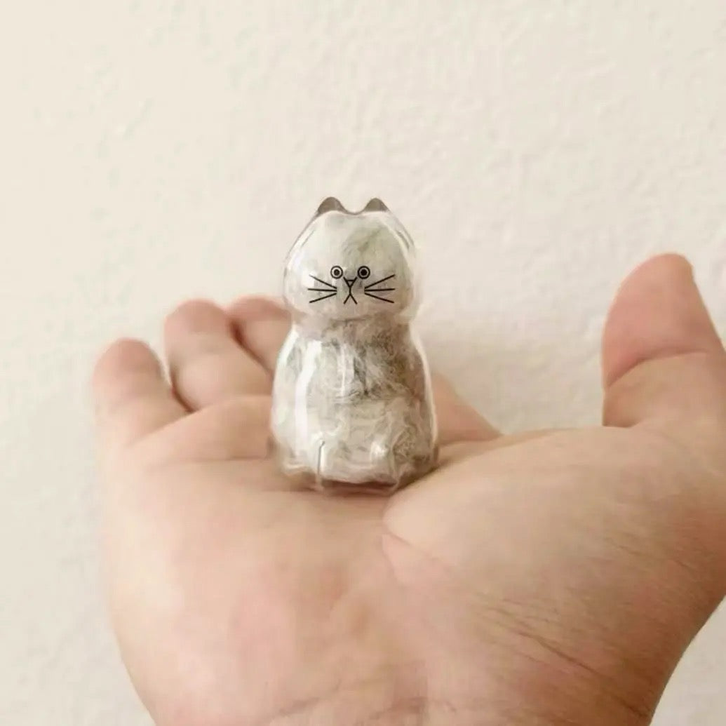 Cat Hair Keepsake Capsule Pendant Keychain - Cutier Store