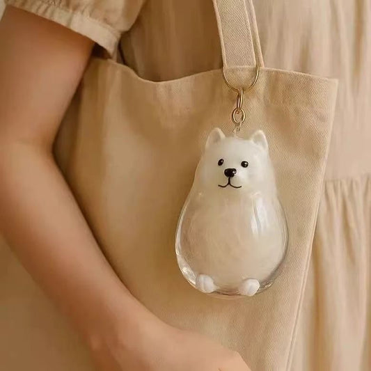 Dog Hair Keepsake Keychain – Memory Capsule Pendant - Cutier Store