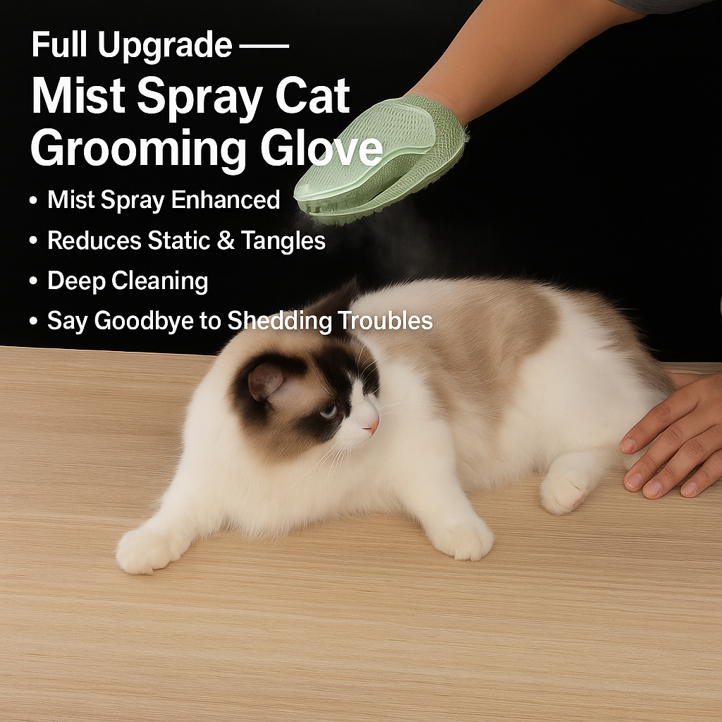 3 in 1 Cat Grooming Spray Glove - Cutier Store