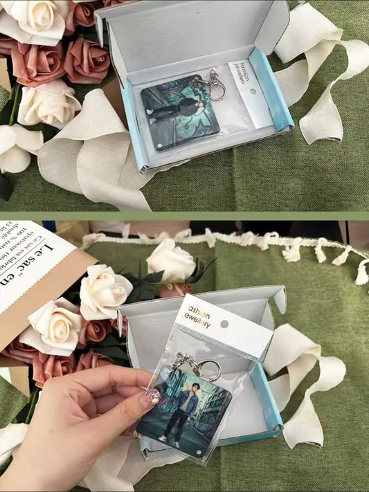 📸 Custom Pet Photo Acrylic Keychain – Personalized Mini Card Keepsake gift