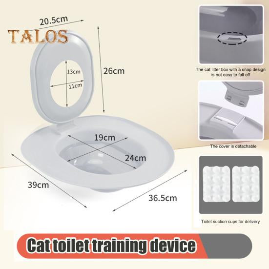 Cat Toilet Training Seat – Easy Potty Trainer for Cats | No More Litter Box Mess