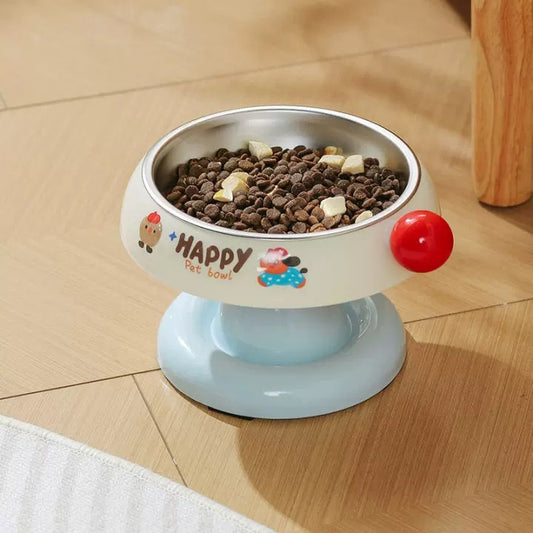 Luxury Anti-Slip Pet Bowl – Ergonomic, Spill-Proof Cat & Dog Feeder