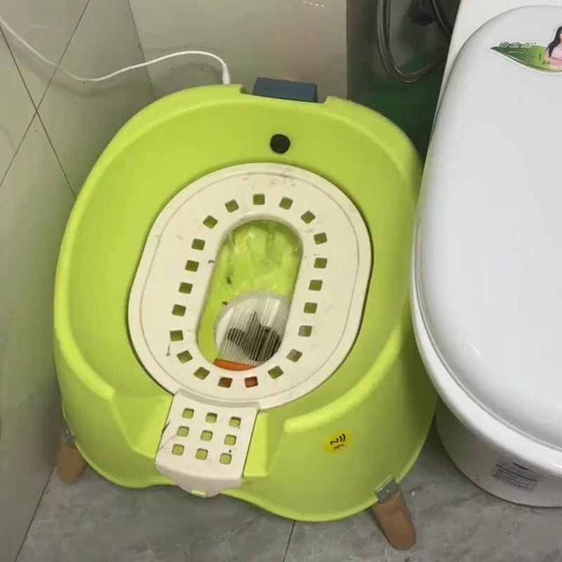 Luxury Automatic Flushing Cat Toilet