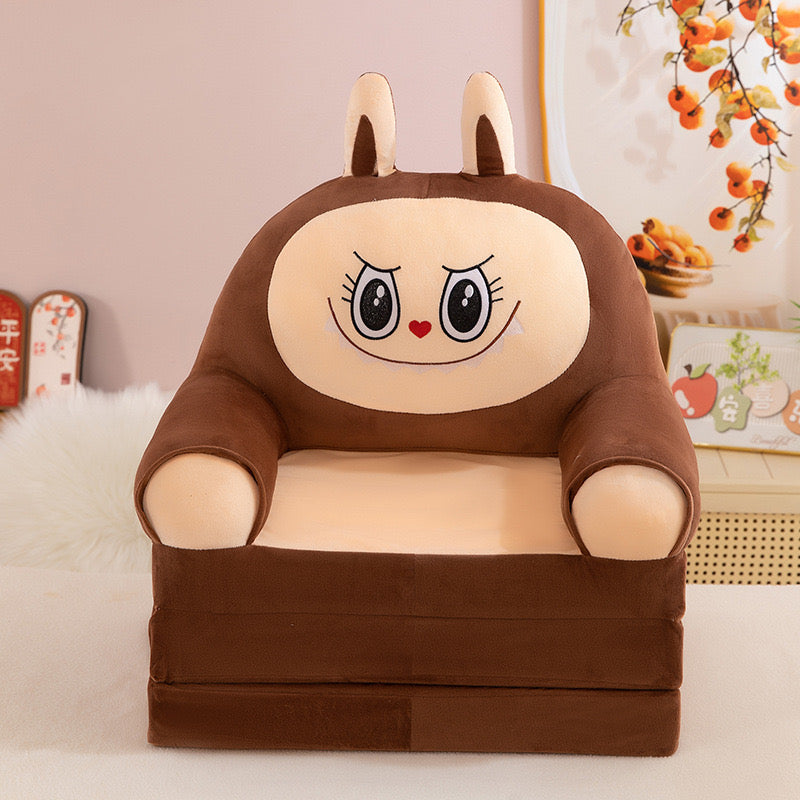 Cute plush kids cozy sofa