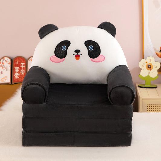 Cute plush kids cozy sofa