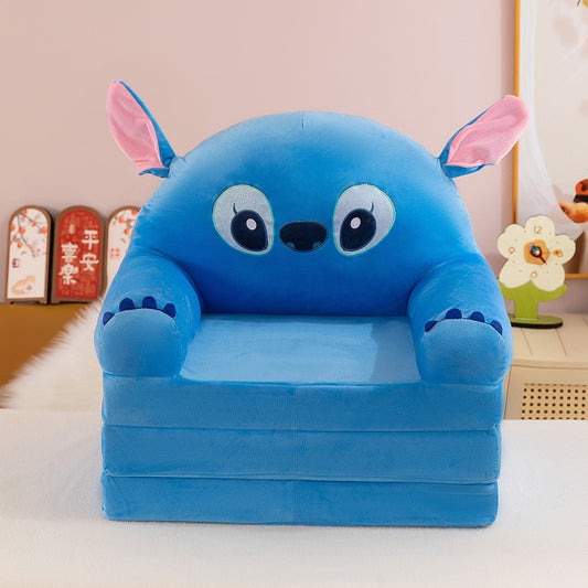 Cute plush kids cozy sofa