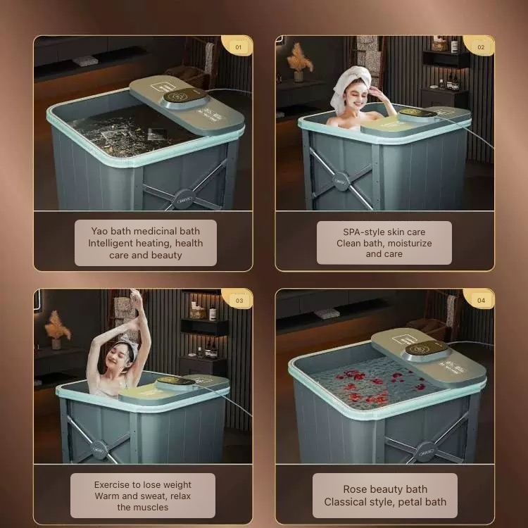 Luxury Smart Foldable Heated SPA Bath Tub