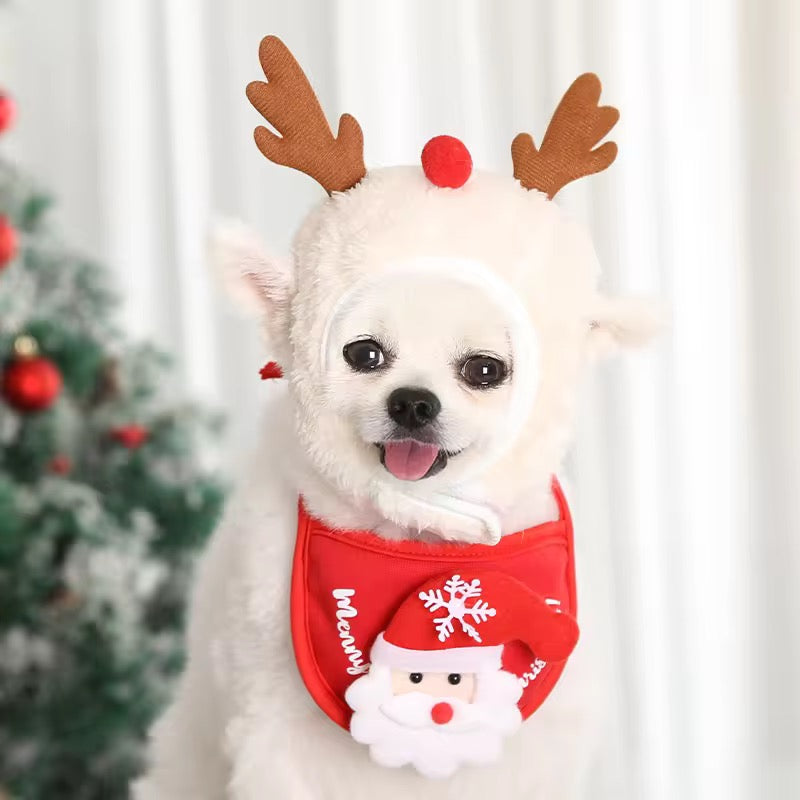 Cat Dog Fav Christmas Hat Suit