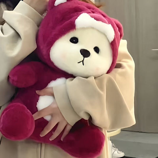 Plush Christmas Bear Doll