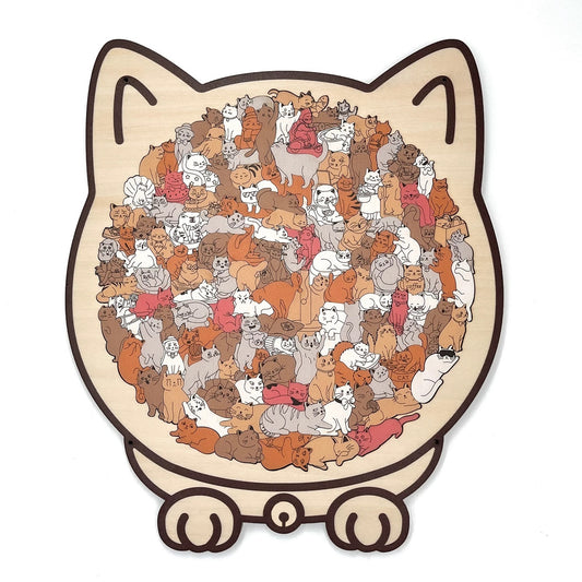 High-Difficulty Cat Puzzle 135pcs