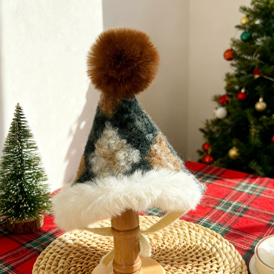 Cat Christmas Hat Set Outfit