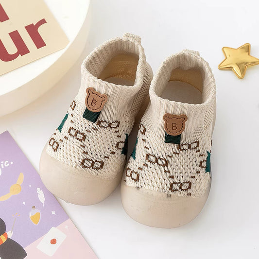 Non-Slip Baby Sock Shoes – Soft First Walker Toddler Shoes