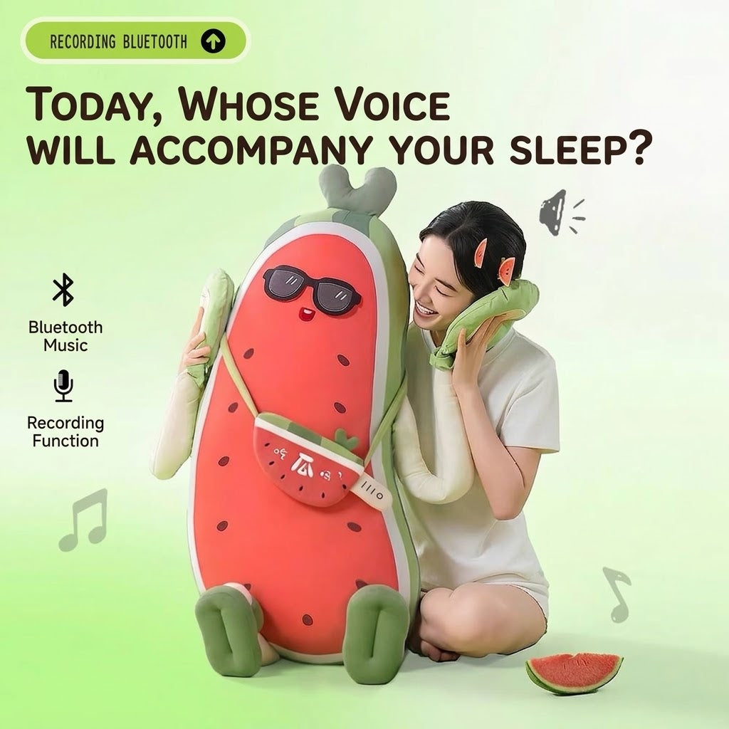 Giant Watermelon Plush Body Pillow