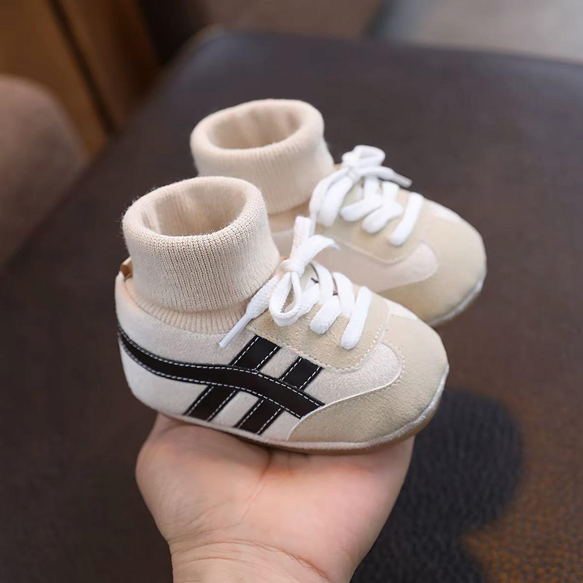 Cozy Sock Baby Sneakers – Soft Sole First Walker Shoes