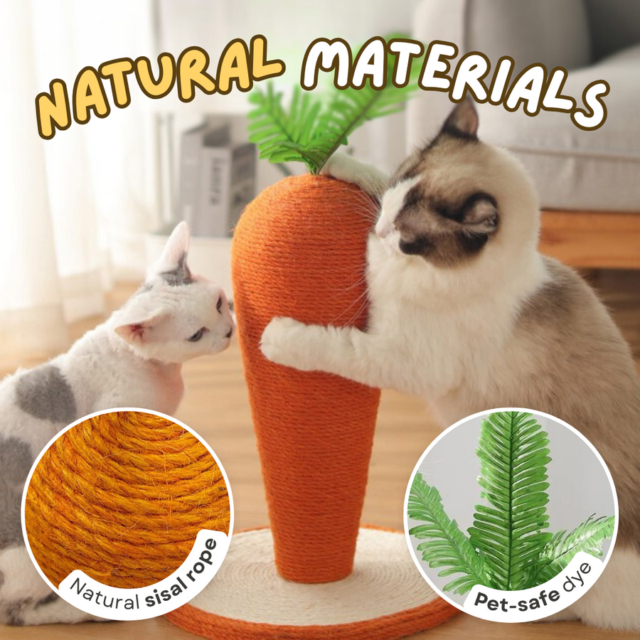 Cute Cat carrot Scratching Post - Cutier Store