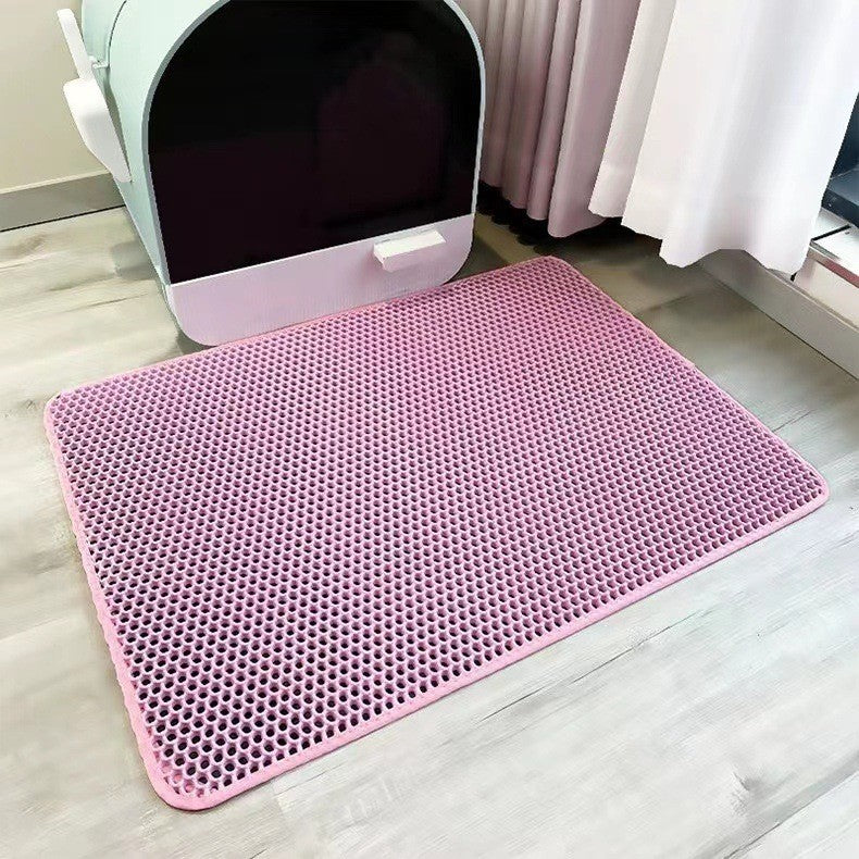 Cat Litter Mat Filter 55*75cm Pink